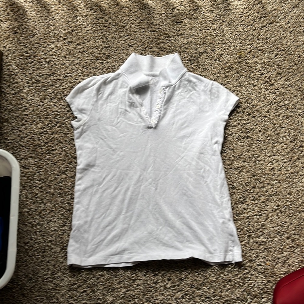 White polo shirt